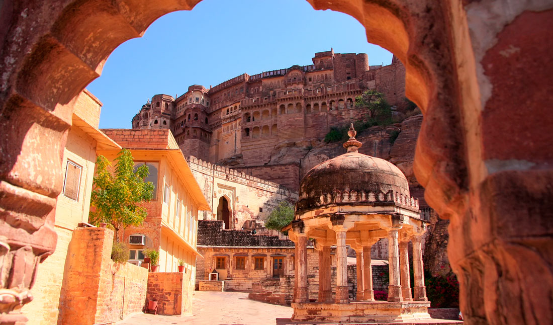 Mehrangarh Fort in Jodhpur,Rajasthan,India 